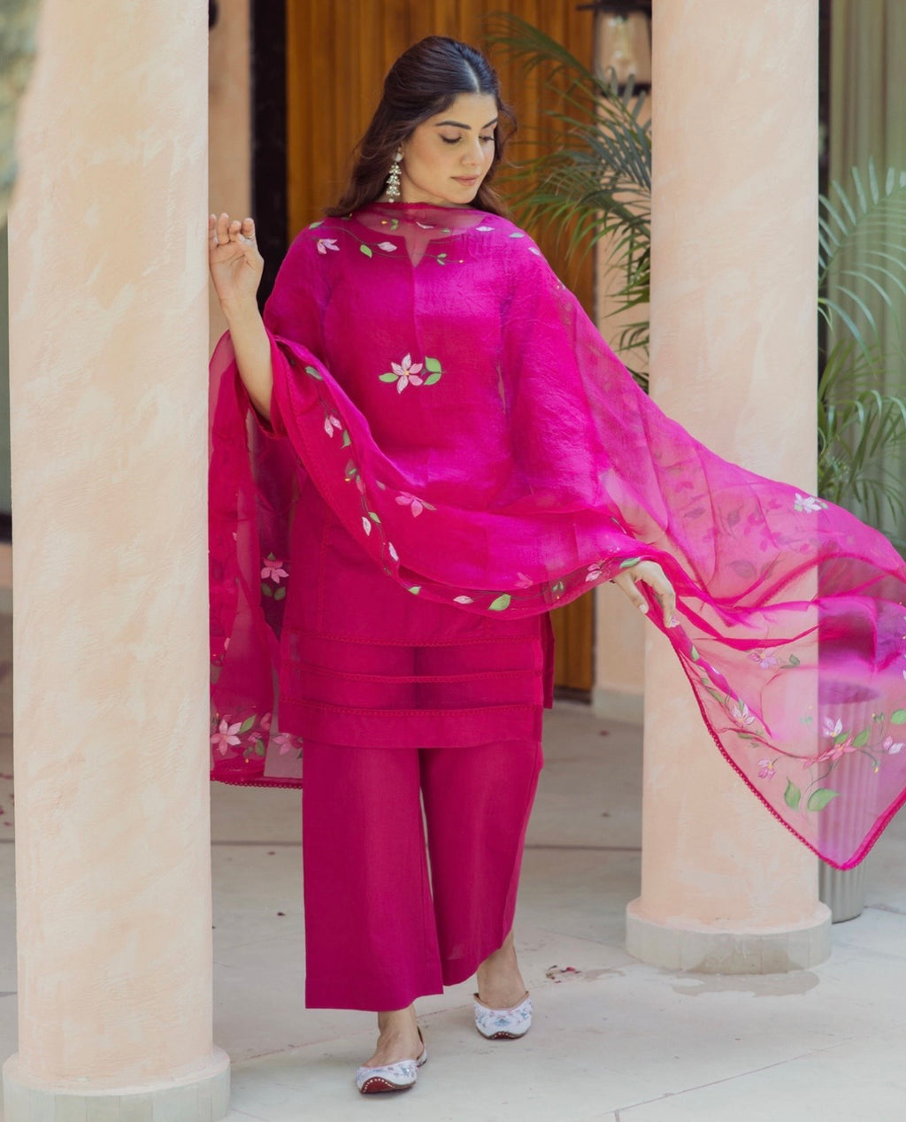 Anamika Hand-Printed Kurta Set