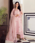 Arya Pink Embroidered Doriya Suit Set